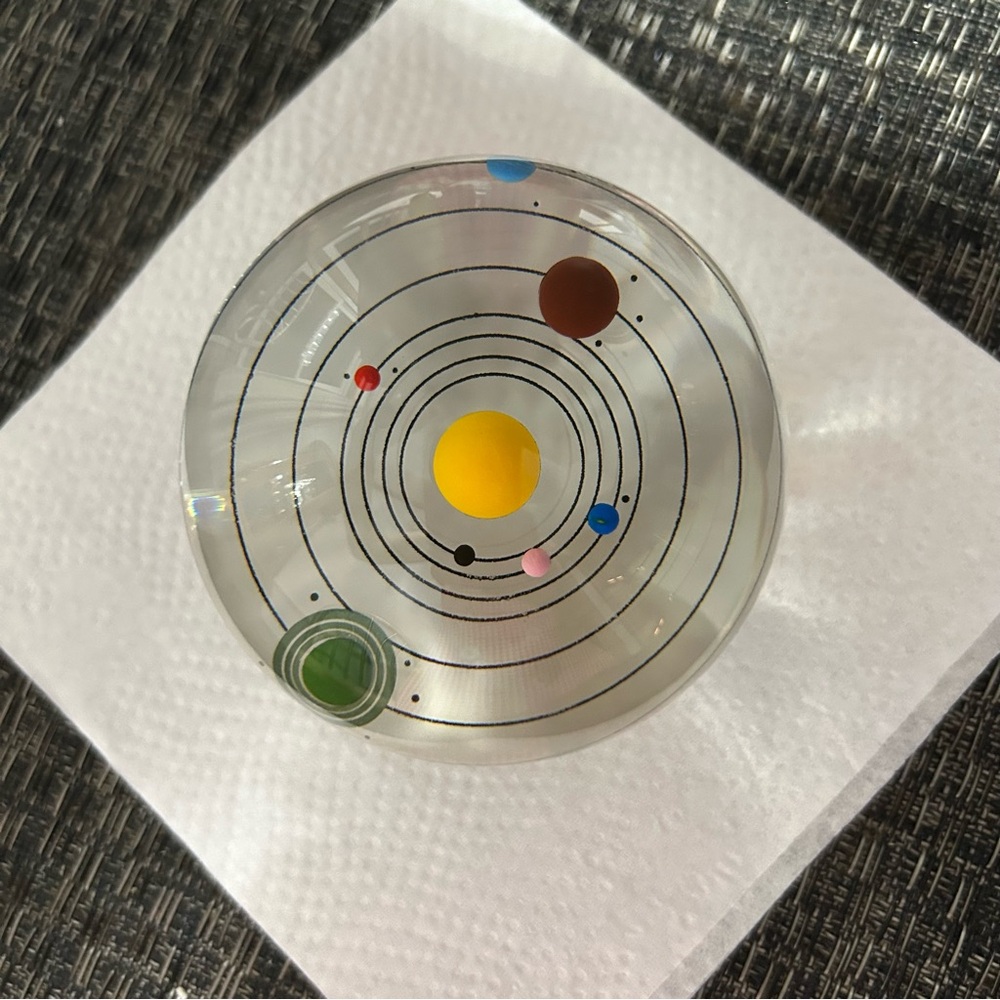 Dynasty Gallery Crystal Glass Solar System Sphere - Picture 3 of 3